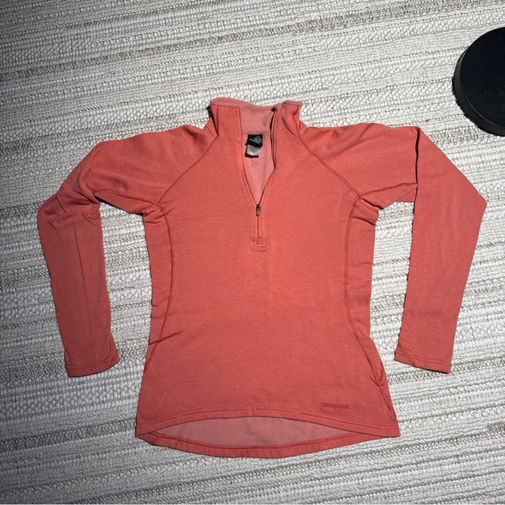 Vintage Patagonia Top Womens Small Capilene Lightweight 1/4 Zip Pullover